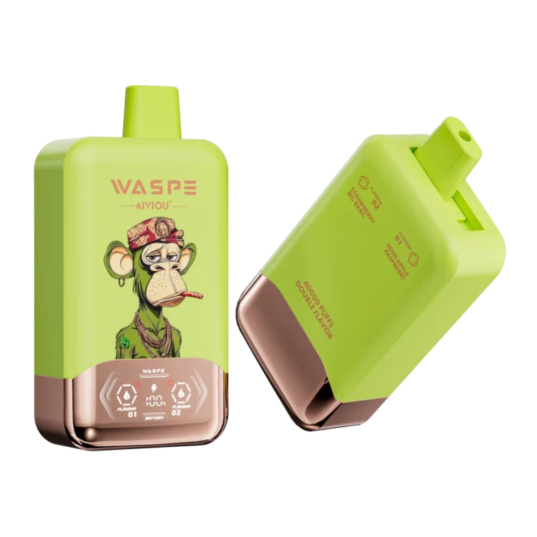 Waspe 40K Manzana ácida con frambuesa / Big Bang de fresa