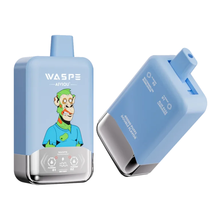 Waspe 40K Limonada de frambuesa azul / Chicle de sandía