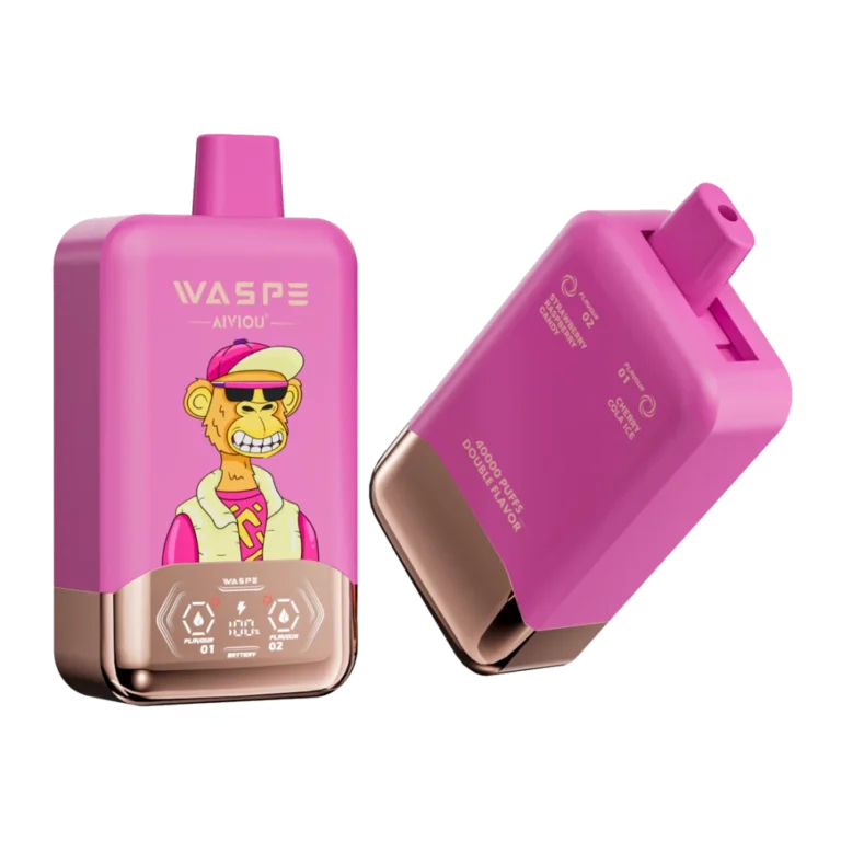 Waspe 40K Cola de cereza helada / Caramelo de fresa y frambuesa